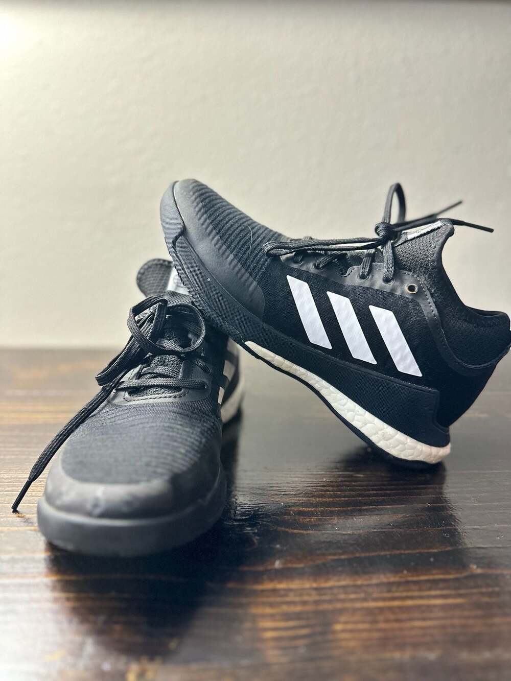 Adidas Crazyflight Volleyball Shoes Black Size 6.5 Women